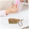 Minkissy Nail Art Cleaning Brush Set 2pcs Wooden Nail Brushes