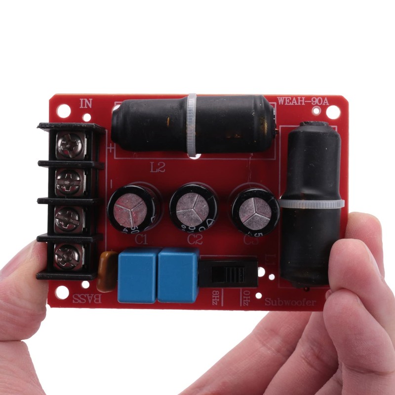 Lyaciomn Pure Bass Subwoofer Second-Order Crossover Speaker Frequency Divider DIY