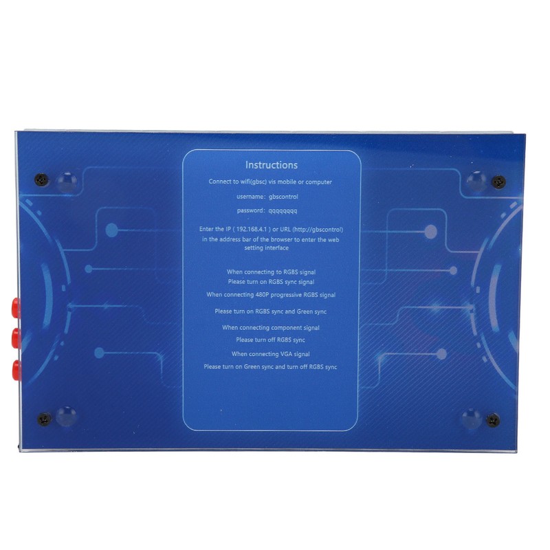 GBS Controller Converter GBSC RGBS VGA Scart Ypbpr to VGA