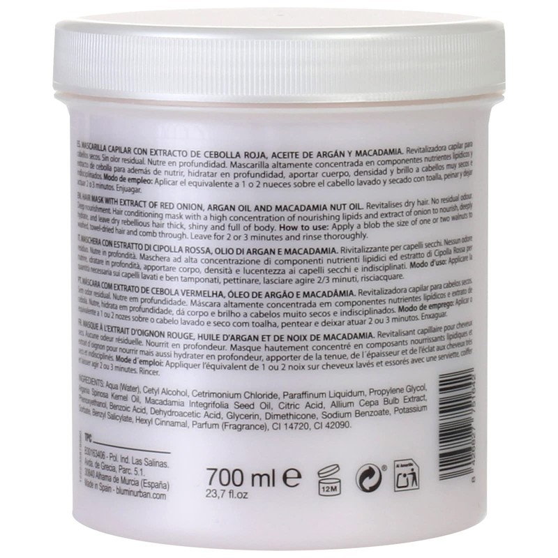 Blumin Urban Red Onion Hair Mask, 700 ml