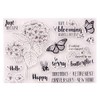 arriettycraft Hydrangea Flowers Happy Birthday Clear Stamps for Card Making