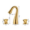 Basin Mixer Faucet 3 Hole Brass Hot and Cold Water