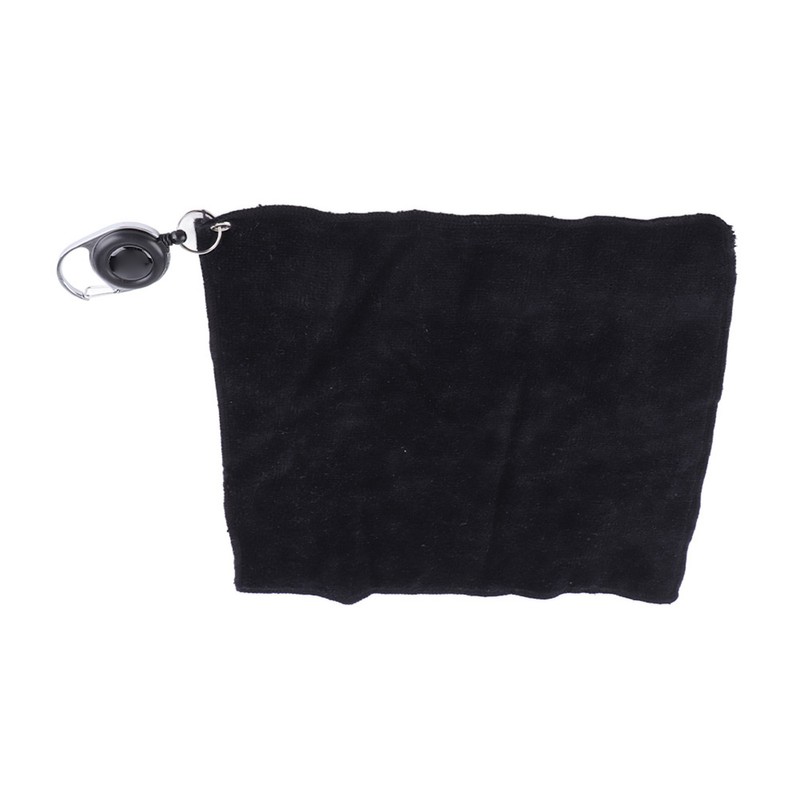 1 Pcs Double‑sided Plush Cotton Golf Club Cleaning Towel Cloth