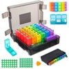 Monthly Pill Organizer 3 Times a Day - Portable Pill