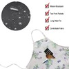 Adjustable Waterproof Kitchen Apron for Women with 2 Pockets, Cute