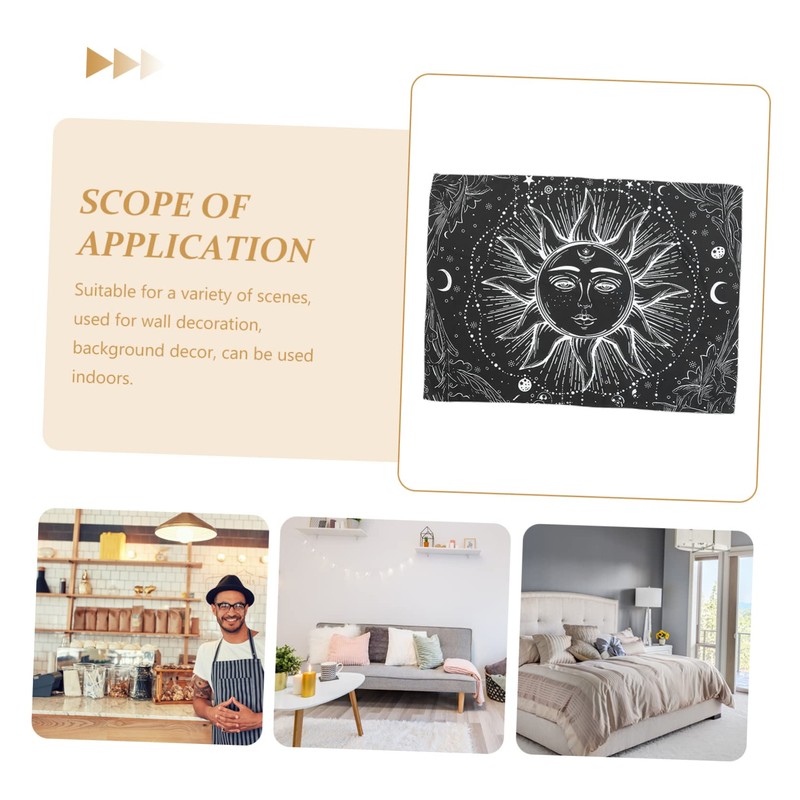 Alipis Sun Tapestry Wall Hanging Premium Decor for Home Wall