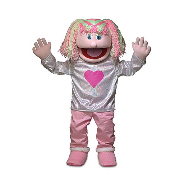 30" Kimmie, Pink Girl, Professional Performance Puppet with Removable Legs, Full or Half Body