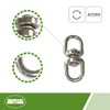amig 30140 Mod.30140 Swivel Ring, Metallic Silver