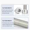 Hilitand 4 x M10 Allen Screws A2 Stainless Steel 1.25