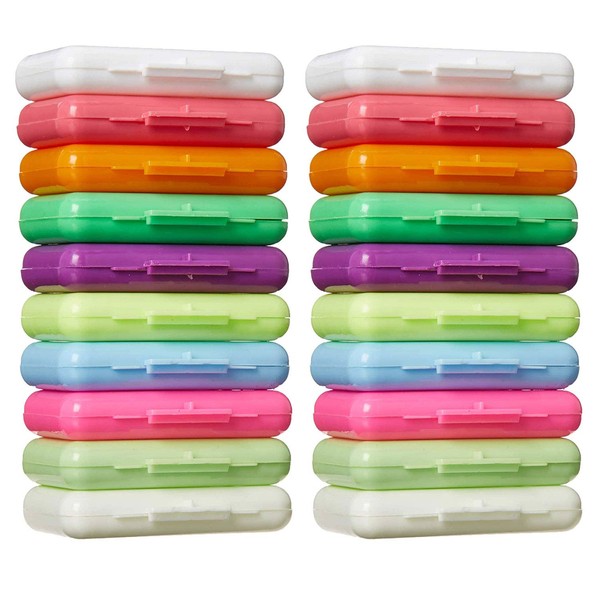 KISEER Paquete de 24 cera dental colorida, cera ortodóncia para usar aparatos ortopédicos (10 colores)