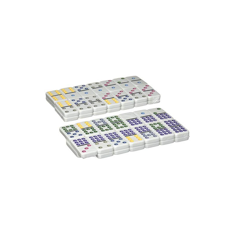 Pressman Dominoes Double 9" Lata
