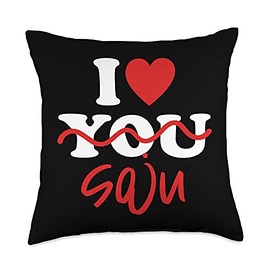 I Love Soju Designs By JAC I Love Soju Throw Pillow, 18x18, Multicolor