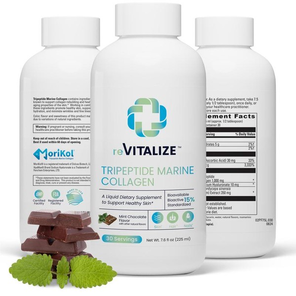 Tripeptide Marine Collagen with Hydrolyzed Peptides - Advanced Anti-Aging &