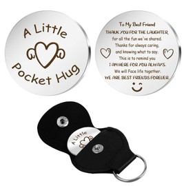 Graduation Gifts for Her Him Gifts for Women Men Sister Gifts Best Friend Keychains Pocket Hug Token Gift Best Friend Birthday Gifts Friendship Gifts for Friends Big Brother Gift Bestfriend Gift
