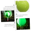 BESPORTBLE 6pcs Golf Fluorescent Ball Lighted Luminous Balls Training Aid