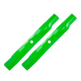 Youxmoto Mower Blade Fit for John Deere AM141034 M154062 AM137329, X300 LA120 D100 D105 D110 D120 D125 D130 E100 E110 E120 E130 S240 SST15 SST16 X110 42 inch Deck 2 Pack