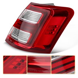 ZSBMP LED Outside Tail Light Assembly Compatible with 2013 2014 2015 2016 2017 2018 2019 Ford Taurus Taillight Rear Brake Lamp Signal Assembly (Right Passenger Side)