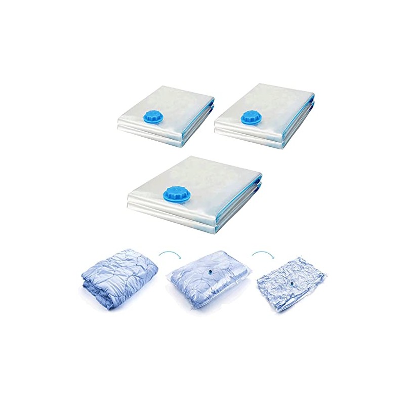 UMKYTOYS 2 Pack Storage Space Saver Vacuum Bags For Your