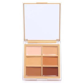 Beauty Creations - Contorno e Iluminador En Crema Snatchural 6 Color Cream Corrector Tono Sand
