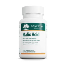 Genestra Brands - Malic Acid - Krebs Cycle Intermediate - 90 Vegetable Capsules