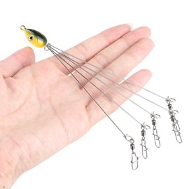 Wytino Umbrella Rigs 5 Arms Alabama Umbrella Jig Head Fishing Rig Bait Fishing Lure with Snap Swivel (3)