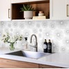 Guvana Black and White Wallpaper Peel and Stick Circle Geometric