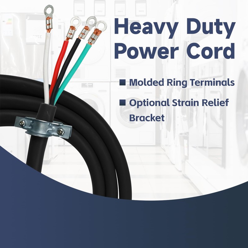 EP 4 Prong Dryer Cord, 10 ft 10/4 SRDT, 30Amp