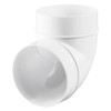 Pipe Elbow 90 Degree Ventilation Round Pipe Elbow Connector for