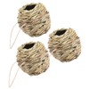 SUPVOX 3pcs Natural Grass Hanging Bird Hut Hand Woven Hummingbird
