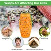 Wasp Traps Outdoor Hanging,Bee Killer,Sticky Wasp Trap for Outside,Effective Carpenter
