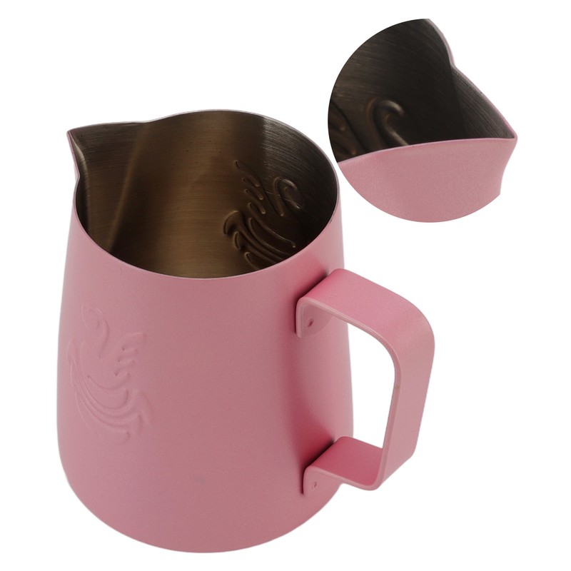Milk Frothing Pitcher Multipurpose 304 Stainless Steel Coffee Steaming Pitcher