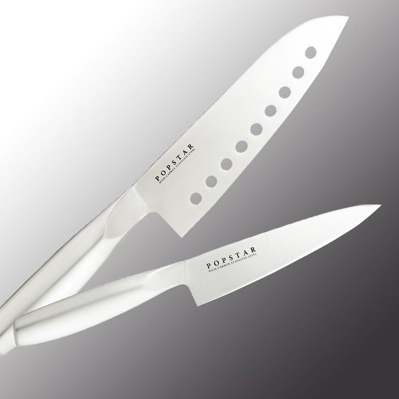 Kai Corporation AB5113 High Carbon Stainless Steel Santoku Knife, 5.7