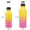 Insulated Water Bottle with Straw,25 OZ Double Wall Vacuum Stainless
