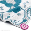 Chiikawa Chocon Check Towel Handkerchief, Blue, Gauze Pile, 41-1150080, Approx.