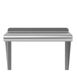 Unbranded 12 in. x 16 in. Stainless Steel Wall Shelf