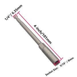 Rannb Hex Shank Power Nut Driver 5/16" - 3pcs