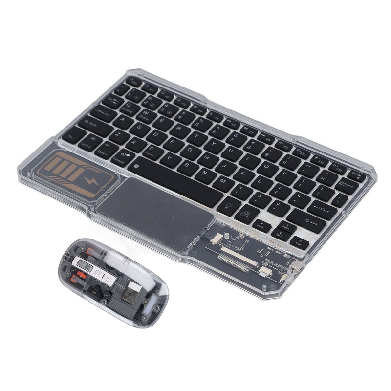 Bluetooth Keyboard Mouse Combo 7 Colours Night Light Wireless Keyboard