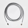 Heyday 10' USB-C to USB-C Braided Cable - heyday Gunmetal
