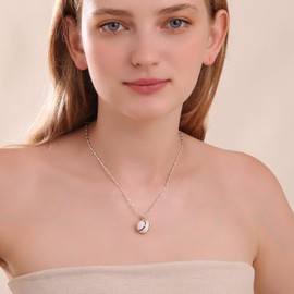 RUOFFETA Sport Ball Necklace, Football Necklace, Basketball Necklace Soccer Volleyball Baseball Necklace for Women Fan Necklace(Baseball)