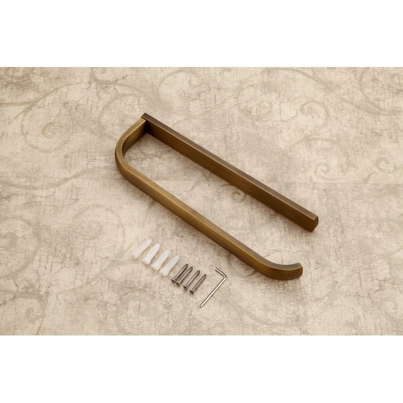 Hiendure® Antique Brass Wall-mounted Kitchen Towel Rack Hanger Paper Holder