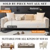 tianxinbaobei Geometric Jacquard Plush Sofa Cover,Non Slip Sectional Couch Cover,Warm