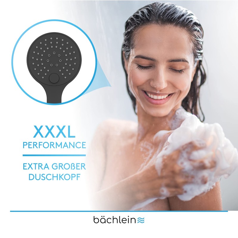 B?chlein B?chlein Universal Duschbrause - Brausekopf mit 3 Strahlarten, einfach
