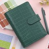 A6 Pattern PU Leather Budget Organiser with Magnetic Buckle Budget