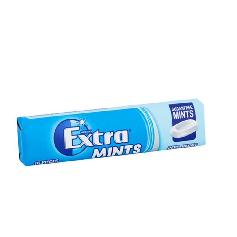 Extra Peppermint Sugarfree Mints 16 Pieces 6 x 28g