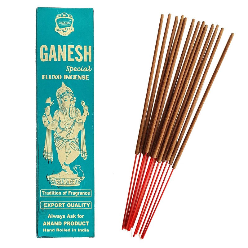 Ganesh Traditional Fragrance Special Fluxo Incense Sticks 12 Pack of
