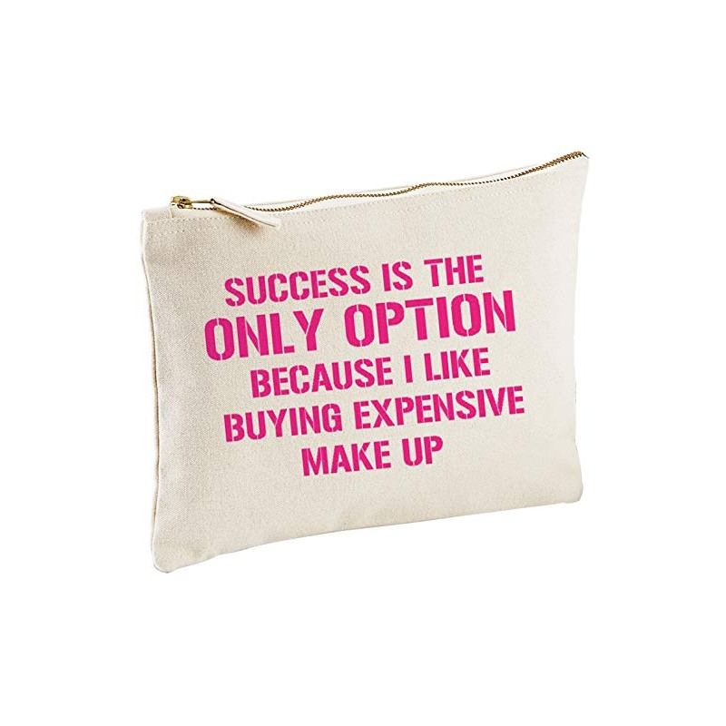 Lolmugs Success is The Only Option Make-up Bag 100% Cotton,