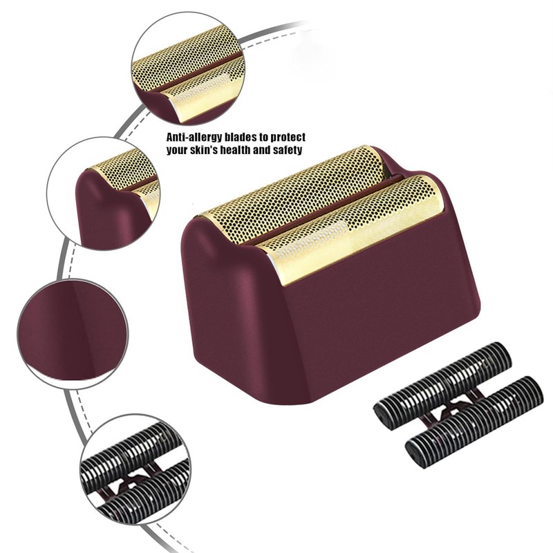 Ersatz Rasierköpfe kompatibel mit Wahl Foil Shaver (Red/2)