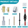 Zylorix One-Stop Pool Anchor Removal Tool Kit with 5 PCS