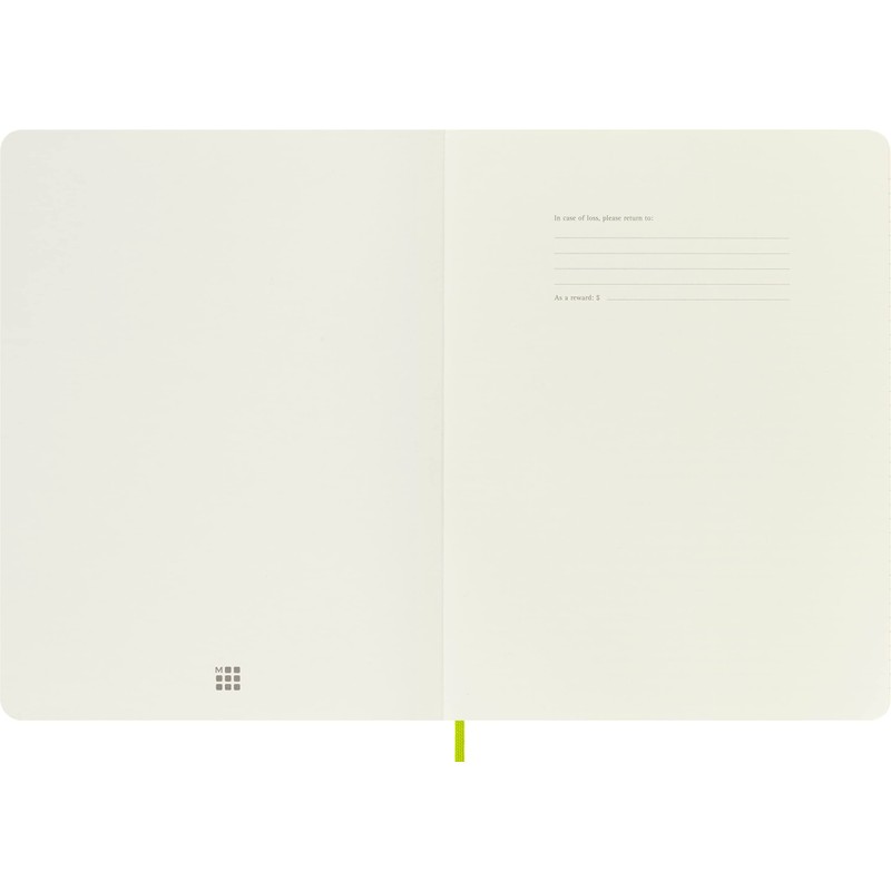 Moleskine - Classic Notebook, Ruled Notebook, Soft Cover and Elastic