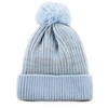 Kids Knit Daily Pom Beanie Hat with Thick Fleece Lining